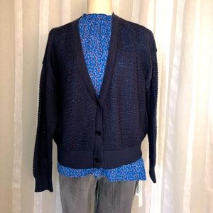NWT Elizabeth and James L ombré blue cardigan